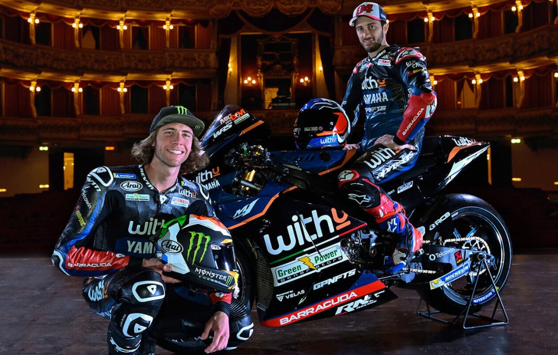 WithU Yamaha RNF MotoGP Racing team unveil new look and line-up ...